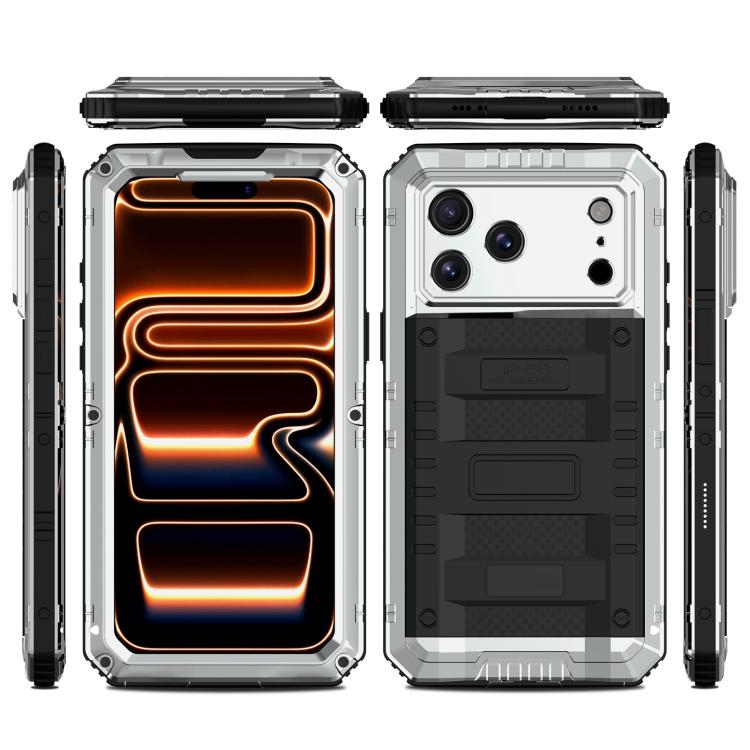 เคสโทรศัพท์ซิลิโคนผสมโลหะกันน้ำกันฝุ่นกันกระแทก สำหรับ iPhone 17 Pro Max, สำหรับ iPhone 17 Pro, สำหรับ iPhone 17, สำหรับ iPhone Air
