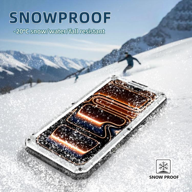 เคสโทรศัพท์ซิลิโคนผสมโลหะกันน้ำกันฝุ่นกันกระแทก สำหรับ iPhone 17 Pro Max, สำหรับ iPhone 17 Pro, สำหรับ iPhone 17, สำหรับ iPhone Air