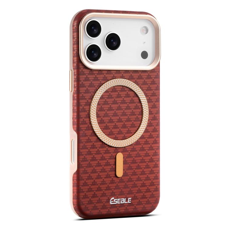 ESEBLE L3 Triangular Shield Metal Lens Magnetic Phone Case, For iPhone 17 Pro Max, For iPhone 17 Pro