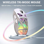เมาส์ไร้สาย ONIKUMA CW930 2.4GHz + BT + สายเคเบิล แบบสามโหมด ไฟ RGB, CW930