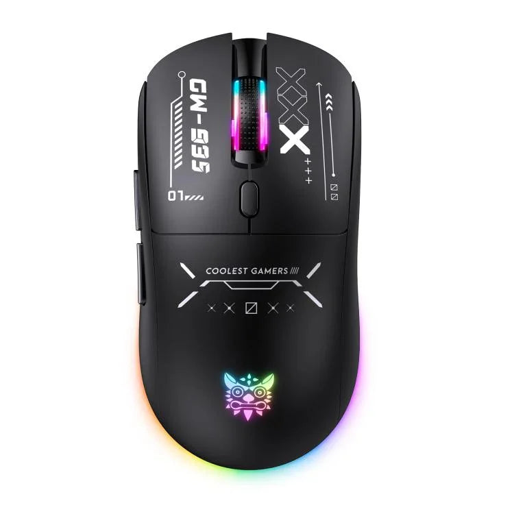 เมาส์ไร้สาย ONIKUMA CW935 12800DPI 2.4GHz + BT + สายเคเบิล แบบสามโหมด ไฟ RGB, CW935