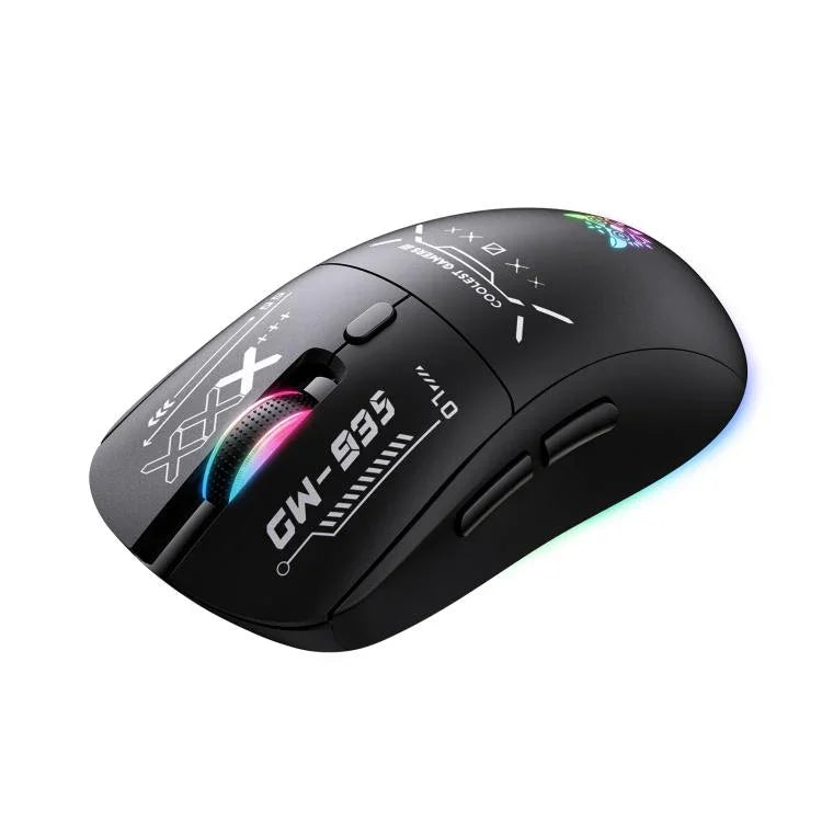 เมาส์ไร้สาย ONIKUMA CW935 12800DPI 2.4GHz + BT + สายเคเบิล แบบสามโหมด ไฟ RGB, CW935