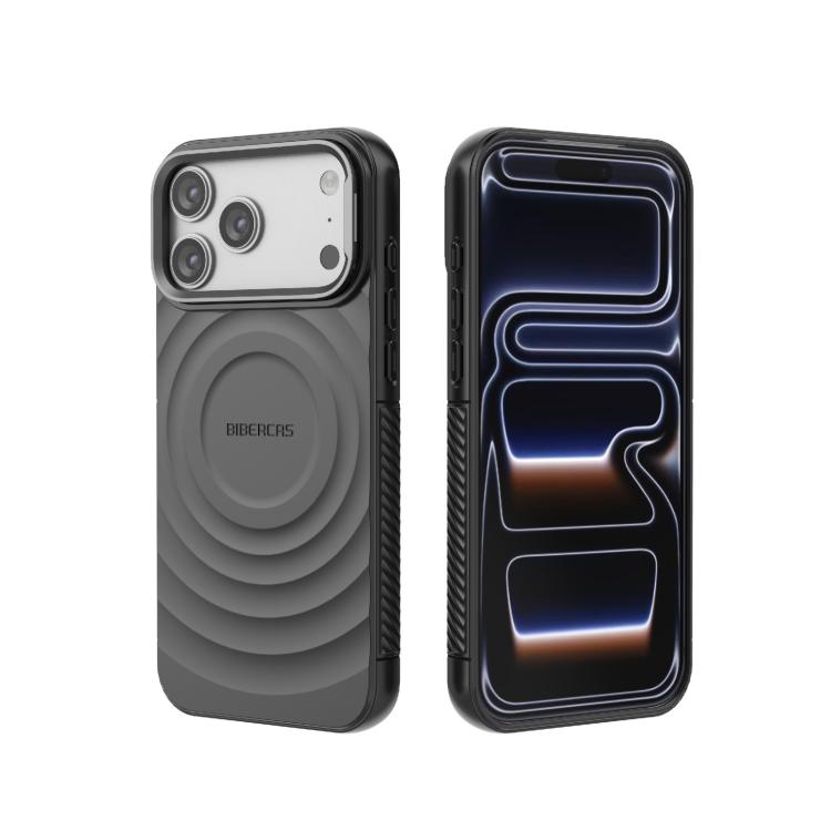 เคสโทรศัพท์ TPU แม่เหล็กลายคลื่น BIBERCAS สำหรับ iPhone 17 Pro Max