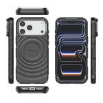 เคสโทรศัพท์ TPU แม่เหล็กลายคลื่น BIBERCAS สำหรับ iPhone 17 Pro Max