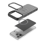 เคสโทรศัพท์ TPU แม่เหล็กลายคลื่น BIBERCAS สำหรับ iPhone 17 Pro Max