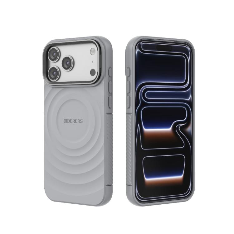 เคสโทรศัพท์ TPU แม่เหล็กลายคลื่น BIBERCAS สำหรับ iPhone 17 Pro Max