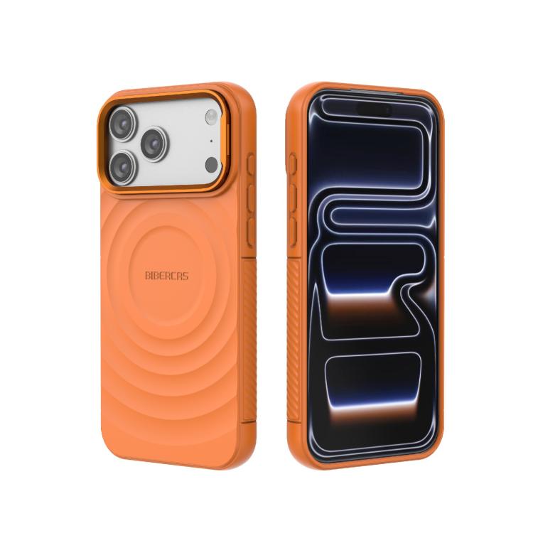 เคสโทรศัพท์ TPU แม่เหล็กลายคลื่น BIBERCAS สำหรับ iPhone 17 Pro Max