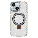 เคสโทรศัพท์ IMD สองด้านประดับเพชรกลิตเตอร์พร้อมขาตั้ง สำหรับ iPhone 15 Pro Max, สำหรับ iPhone 15 Pro, สำหรับ iPhone 15, สำหรับ iPhone 14, สำหรับ iPhone 14 Pro, สำหรับ iPhone 14 Pro Max, สำหรับ iPhone 13 Pro Max, สำหรับ iPhone 13 Pro