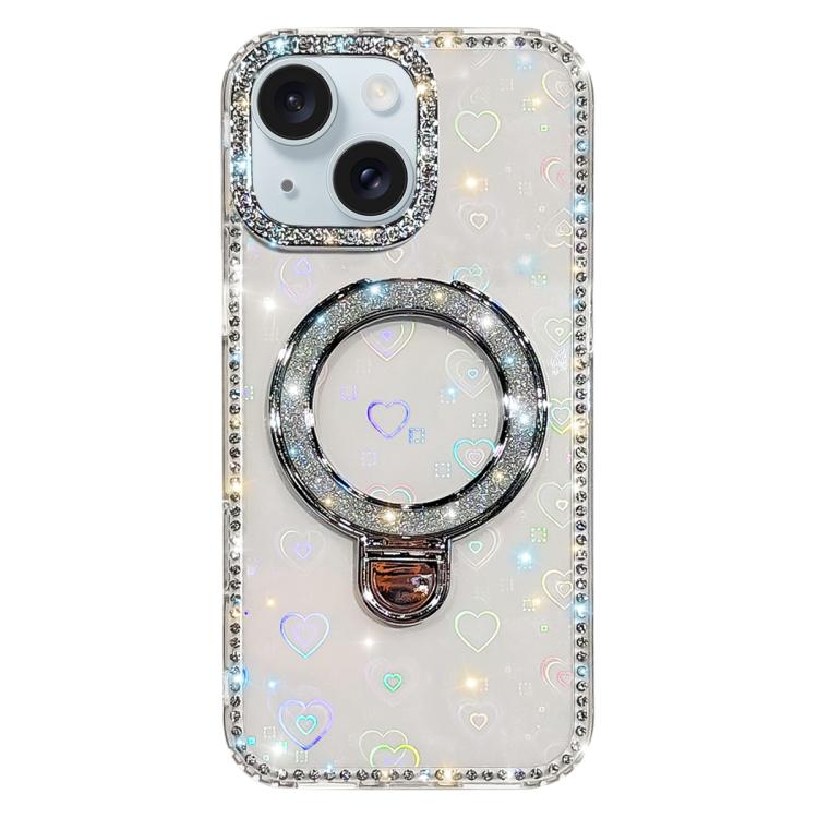 เคสโทรศัพท์ IMD สองด้านประดับเพชรกลิตเตอร์พร้อมขาตั้ง สำหรับ iPhone 15 Pro Max, สำหรับ iPhone 15 Pro, สำหรับ iPhone 15, สำหรับ iPhone 14, สำหรับ iPhone 14 Pro, สำหรับ iPhone 14 Pro Max, สำหรับ iPhone 13 Pro Max, สำหรับ iPhone 13 Pro