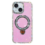 เคสโทรศัพท์ IMD สองด้านประดับเพชรกลิตเตอร์พร้อมขาตั้ง สำหรับ iPhone 15 Pro Max, สำหรับ iPhone 15 Pro, สำหรับ iPhone 15, สำหรับ iPhone 14, สำหรับ iPhone 14 Pro, สำหรับ iPhone 14 Pro Max, สำหรับ iPhone 13 Pro Max, สำหรับ iPhone 13 Pro