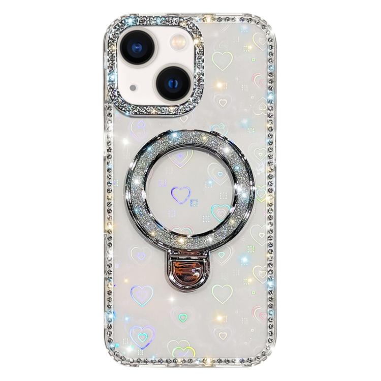 เคสโทรศัพท์ IMD สองด้านประดับเพชรกลิตเตอร์พร้อมขาตั้ง สำหรับ iPhone 15 Pro Max, สำหรับ iPhone 15 Pro, สำหรับ iPhone 15, สำหรับ iPhone 14, สำหรับ iPhone 14 Pro, สำหรับ iPhone 14 Pro Max, สำหรับ iPhone 13 Pro Max, สำหรับ iPhone 13 Pro