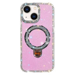 เคสโทรศัพท์ IMD สองด้านประดับเพชรกลิตเตอร์พร้อมขาตั้ง สำหรับ iPhone 15 Pro Max, สำหรับ iPhone 15 Pro, สำหรับ iPhone 15, สำหรับ iPhone 14, สำหรับ iPhone 14 Pro, สำหรับ iPhone 14 Pro Max, สำหรับ iPhone 13 Pro Max, สำหรับ iPhone 13 Pro