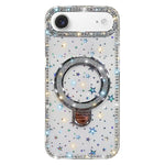 เคสโทรศัพท์ IMD สองด้านประดับเพชรกลิตเตอร์พร้อมขาตั้ง สำหรับ iPhone 17 Pro Max, สำหรับ iPhone 17 Pro, สำหรับ iPhone 17, สำหรับ iPhone Air, สำหรับ iPhone 16 Pro Max, สำหรับ iPhone 16 Pro, สำหรับ iPhone 16 Plus, สำหรับ iPhone 16