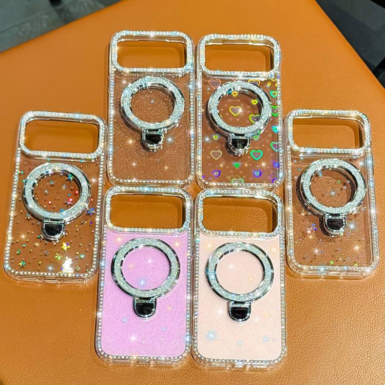 เคสโทรศัพท์ IMD สองด้านประดับเพชรกลิตเตอร์พร้อมขาตั้ง สำหรับ iPhone 15 Pro Max, สำหรับ iPhone 15 Pro, สำหรับ iPhone 15, สำหรับ iPhone 14, สำหรับ iPhone 14 Pro, สำหรับ iPhone 14 Pro Max, สำหรับ iPhone 13 Pro Max, สำหรับ iPhone 13 Pro