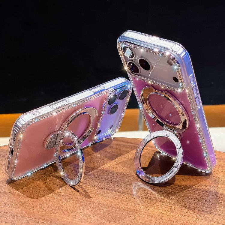 เคสโทรศัพท์ IMD สองด้านประดับเพชรกลิตเตอร์พร้อมขาตั้ง สำหรับ iPhone 15 Pro Max, สำหรับ iPhone 15 Pro, สำหรับ iPhone 15, สำหรับ iPhone 14, สำหรับ iPhone 14 Pro, สำหรับ iPhone 14 Pro Max, สำหรับ iPhone 13 Pro Max, สำหรับ iPhone 13 Pro