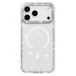 เคสโทรศัพท์แม่เหล็กไฮบริด TPU PC IMD สองด้านประดับเพชร สำหรับ iPhone 17 Pro Max, สำหรับ iPhone 17 Pro, สำหรับ iPhone 17, สำหรับ iPhone Air, สำหรับ iPhone 16 Pro Max, สำหรับ iPhone 16 Pro, สำหรับ iPhone 16 Plus, สำหรับ iPhone 16
