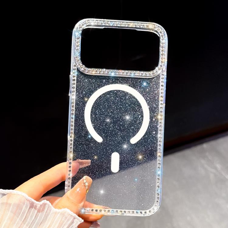 เคสโทรศัพท์แม่เหล็กไฮบริด TPU PC IMD สองด้านประดับเพชร สำหรับ iPhone 17 Pro Max, สำหรับ iPhone 17 Pro, สำหรับ iPhone 17, สำหรับ iPhone Air, สำหรับ iPhone 16 Pro Max, สำหรับ iPhone 16 Pro, สำหรับ iPhone 16 Plus, สำหรับ iPhone 16