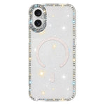 เคสโทรศัพท์แม่เหล็กไฮบริด TPU PC IMD สองด้านประดับเพชร สำหรับ iPhone 17 Pro Max, สำหรับ iPhone 17 Pro, สำหรับ iPhone 17, สำหรับ iPhone Air, สำหรับ iPhone 16 Pro Max, สำหรับ iPhone 16 Pro, สำหรับ iPhone 16 Plus, สำหรับ iPhone 16
