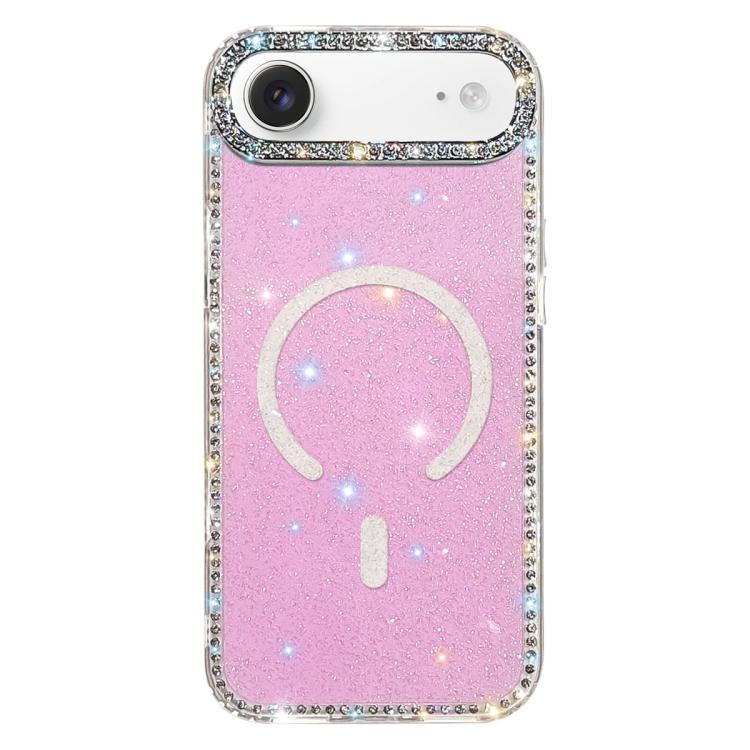 เคสโทรศัพท์แม่เหล็กไฮบริด TPU PC IMD สองด้านประดับเพชร สำหรับ iPhone 17 Pro Max, สำหรับ iPhone 17 Pro, สำหรับ iPhone 17, สำหรับ iPhone Air, สำหรับ iPhone 16 Pro Max, สำหรับ iPhone 16 Pro, สำหรับ iPhone 16 Plus, สำหรับ iPhone 16