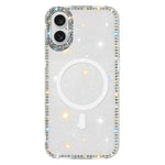 เคสโทรศัพท์แม่เหล็กไฮบริด TPU PC IMD สองด้านประดับเพชร สำหรับ iPhone 17 Pro Max, สำหรับ iPhone 17 Pro, สำหรับ iPhone 17, สำหรับ iPhone Air, สำหรับ iPhone 16 Pro Max, สำหรับ iPhone 16 Pro, สำหรับ iPhone 16 Plus, สำหรับ iPhone 16