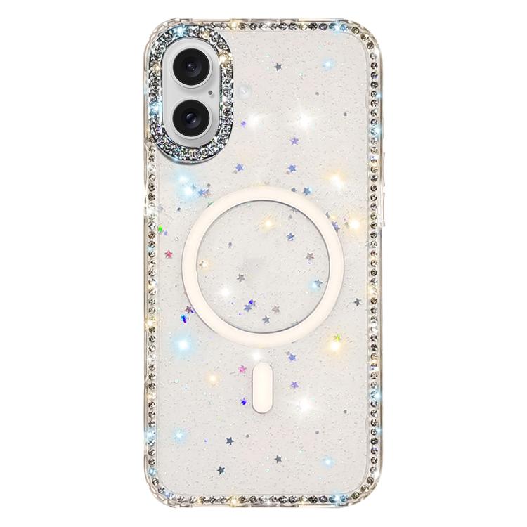 เคสโทรศัพท์แม่เหล็กไฮบริด TPU PC IMD สองด้านประดับเพชร สำหรับ iPhone 17 Pro Max, สำหรับ iPhone 17 Pro, สำหรับ iPhone 17, สำหรับ iPhone Air, สำหรับ iPhone 16 Pro Max, สำหรับ iPhone 16 Pro, สำหรับ iPhone 16 Plus, สำหรับ iPhone 16