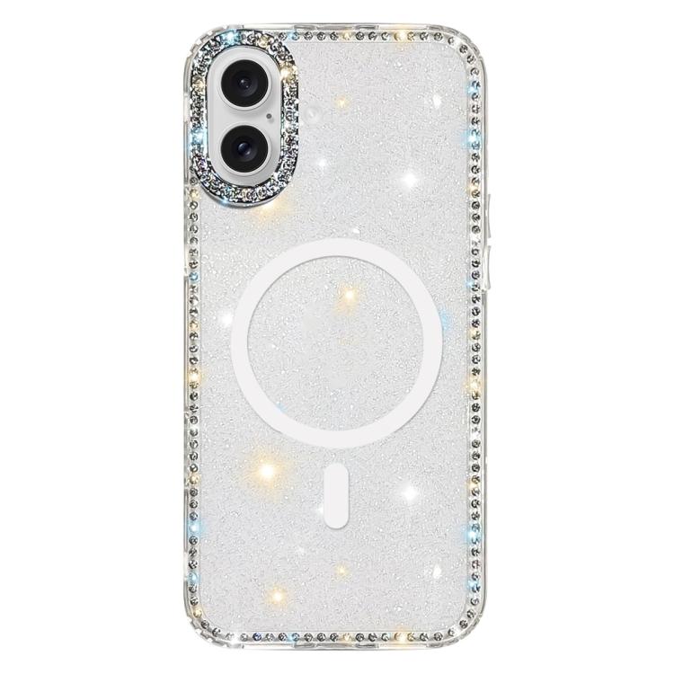 เคสโทรศัพท์แม่เหล็กไฮบริด TPU PC IMD สองด้านประดับเพชร สำหรับ iPhone 17 Pro Max, สำหรับ iPhone 17 Pro, สำหรับ iPhone 17, สำหรับ iPhone Air, สำหรับ iPhone 16 Pro Max, สำหรับ iPhone 16 Pro, สำหรับ iPhone 16 Plus, สำหรับ iPhone 16