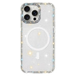 เคสโทรศัพท์แม่เหล็กไฮบริด TPU PC IMD สองด้านประดับเพชร สำหรับ iPhone 15 Pro Max, สำหรับ iPhone 15 Pro, สำหรับ iPhone 15, สำหรับ iPhone 14, สำหรับ iPhone 14 Pro, สำหรับ iPhone 14 Pro Max, สำหรับ iPhone 13 Pro Max, สำหรับ iPhone 13 Pro