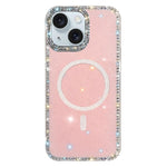 เคสโทรศัพท์แม่เหล็กไฮบริด TPU PC IMD สองด้านประดับเพชร สำหรับ iPhone 15 Pro Max, สำหรับ iPhone 15 Pro, สำหรับ iPhone 15, สำหรับ iPhone 14, สำหรับ iPhone 14 Pro, สำหรับ iPhone 14 Pro Max, สำหรับ iPhone 13 Pro Max, สำหรับ iPhone 13 Pro