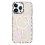 เคสโทรศัพท์แม่เหล็กไฮบริด TPU PC IMD สองด้านประดับเพชร สำหรับ iPhone 15 Pro Max, สำหรับ iPhone 15 Pro, สำหรับ iPhone 15, สำหรับ iPhone 14, สำหรับ iPhone 14 Pro, สำหรับ iPhone 14 Pro Max, สำหรับ iPhone 13 Pro Max, สำหรับ iPhone 13 Pro