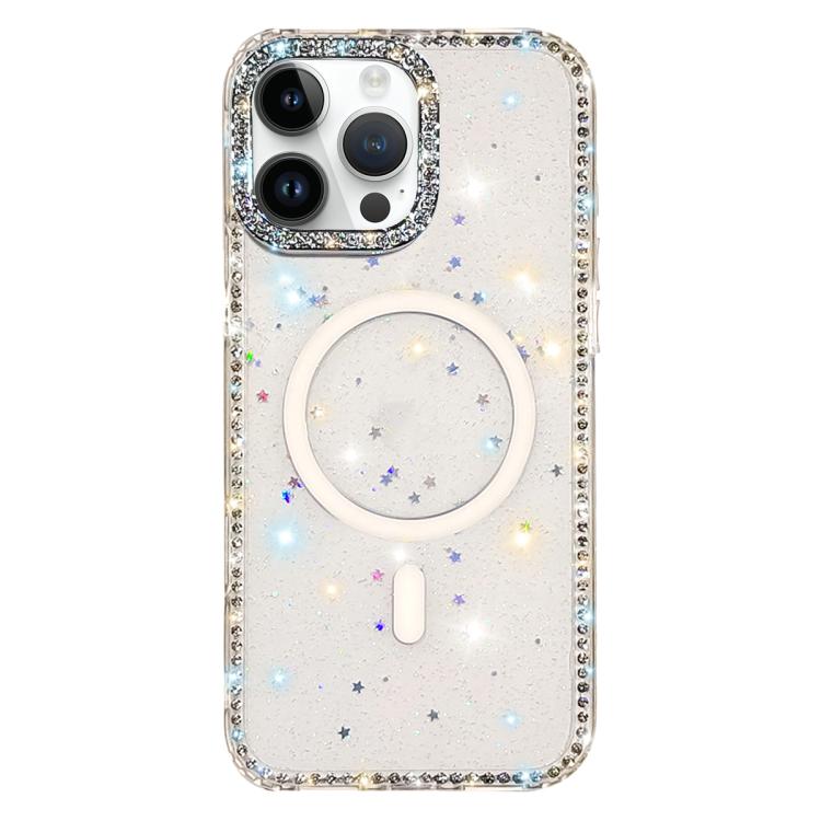 เคสโทรศัพท์แม่เหล็กไฮบริด TPU PC IMD สองด้านประดับเพชร สำหรับ iPhone 15 Pro Max, สำหรับ iPhone 15 Pro, สำหรับ iPhone 15, สำหรับ iPhone 14, สำหรับ iPhone 14 Pro, สำหรับ iPhone 14 Pro Max, สำหรับ iPhone 13 Pro Max, สำหรับ iPhone 13 Pro