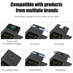 U39 15W Multifunctional Foldable Magnetic Wireless Charger Mouse Pad