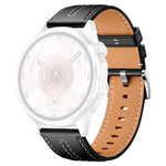 xDfind Composite Cowhide Texture Vegan Leather Watch Band, 18mm For Huawei Watch GT 6 41mm, 20mm, 22mm