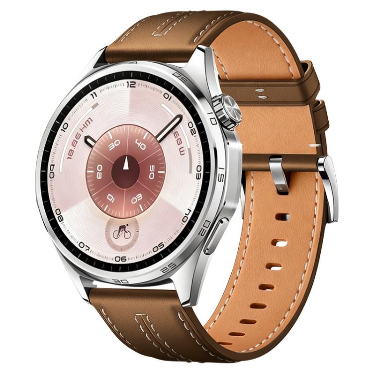 xDfind Composite Cowhide Texture Vegan Leather Watch Band, 18mm For Huawei Watch GT 6 41mm, 20mm, 22mm
