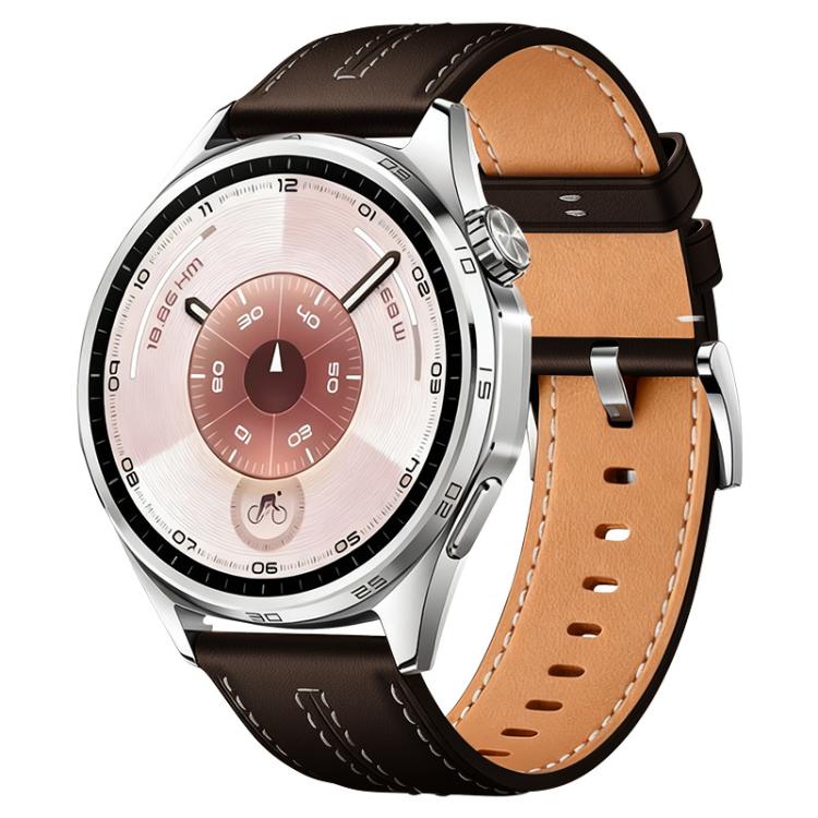 xDfind Composite Cowhide Texture Vegan Leather Watch Band, 18mm For Huawei Watch GT 6 41mm, 20mm, 22mm