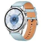 xDfind Composite Cowhide Texture Vegan Leather Watch Band, 18mm For Huawei Watch GT 6 41mm, 20mm, 22mm