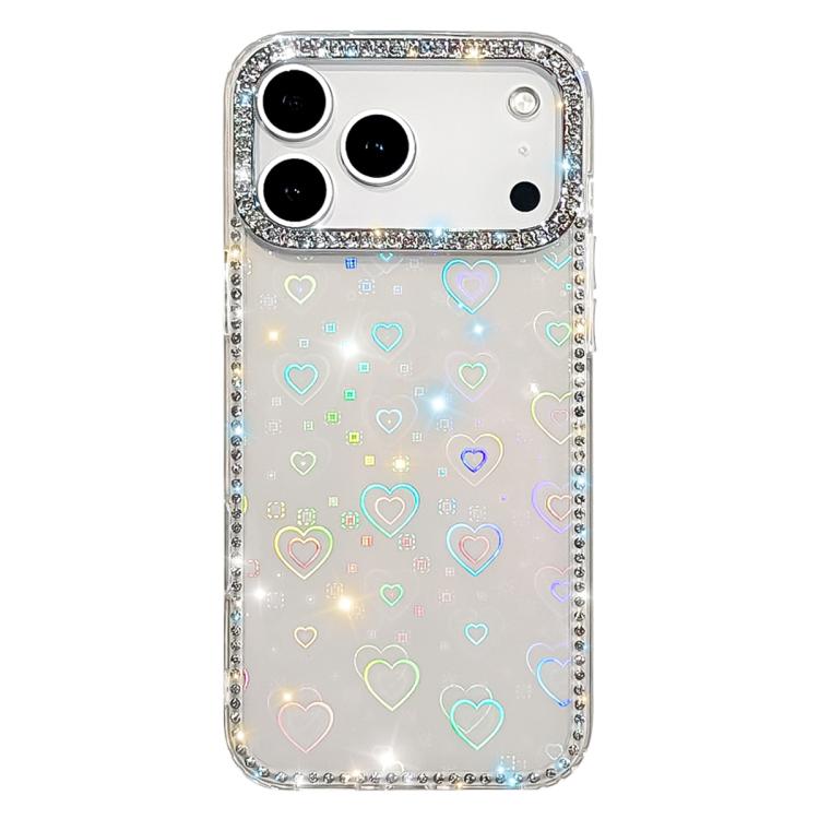 เคสโทรศัพท์ไฮบริด TPU PC IMD สองด้านประดับเพชร สำหรับ iPhone 17 Pro Max, สำหรับ iPhone 17 Pro, สำหรับ iPhone 17, สำหรับ iPhone Air, สำหรับ iPhone 16 Pro Max, สำหรับ iPhone 16 Pro, สำหรับ iPhone 16 Plus, สำหรับ iPhone 16