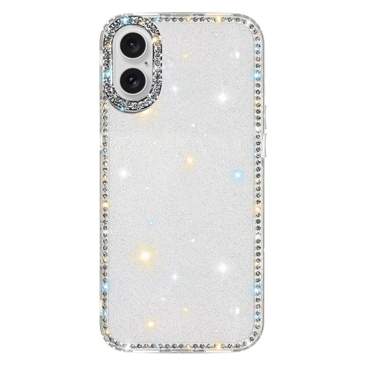 เคสโทรศัพท์ไฮบริด TPU PC IMD สองด้านประดับเพชร สำหรับ iPhone 17 Pro Max, สำหรับ iPhone 17 Pro, สำหรับ iPhone 17, สำหรับ iPhone Air, สำหรับ iPhone 16 Pro Max, สำหรับ iPhone 16 Pro, สำหรับ iPhone 16 Plus, สำหรับ iPhone 16