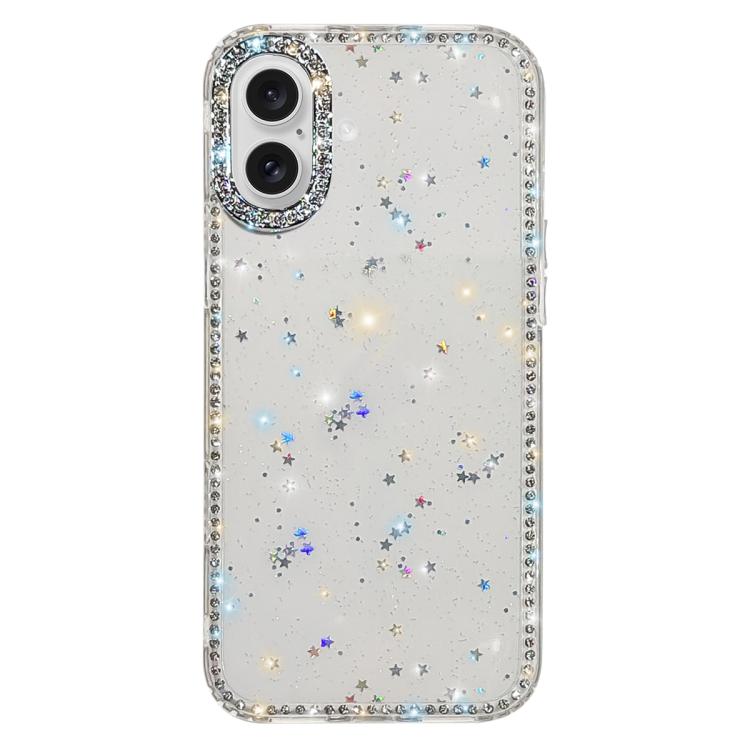 เคสโทรศัพท์ไฮบริด TPU PC IMD สองด้านประดับเพชร สำหรับ iPhone 17 Pro Max, สำหรับ iPhone 17 Pro, สำหรับ iPhone 17, สำหรับ iPhone Air, สำหรับ iPhone 16 Pro Max, สำหรับ iPhone 16 Pro, สำหรับ iPhone 16 Plus, สำหรับ iPhone 16