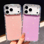 Rhinestone Dual-side IMD PC Hybrid TPU Phone Case, For iPhone 13