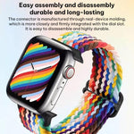 สายรัดนาฬิกาไนลอนถัก xDfind พร้อมหัวเข็มขัดเลื่อน สำหรับ Apple Watch ขนาด 42 / 44 / 45 / 46 / 49 มม. และ Apple Watch ขนาด 38 / 40 / 41 / S11 42 มม.