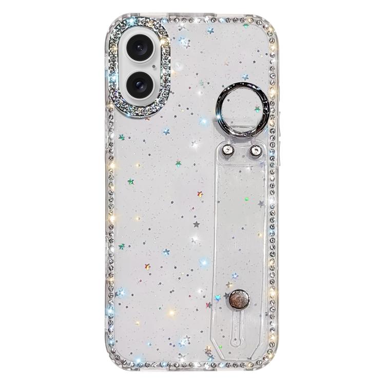 เคสโทรศัพท์พร้อมสายรัดข้อมือประดับคริสตัลกลิตเตอร์ สำหรับ iPhone 17 Pro, สำหรับ iPhone 17, สำหรับ iPhone Air, สำหรับ iPhone 16 Pro Max, สำหรับ iPhone 16 Pro, สำหรับ iPhone 16 Plus, สำหรับ iPhone 16, สำหรับ iPhone 15 Pro Max