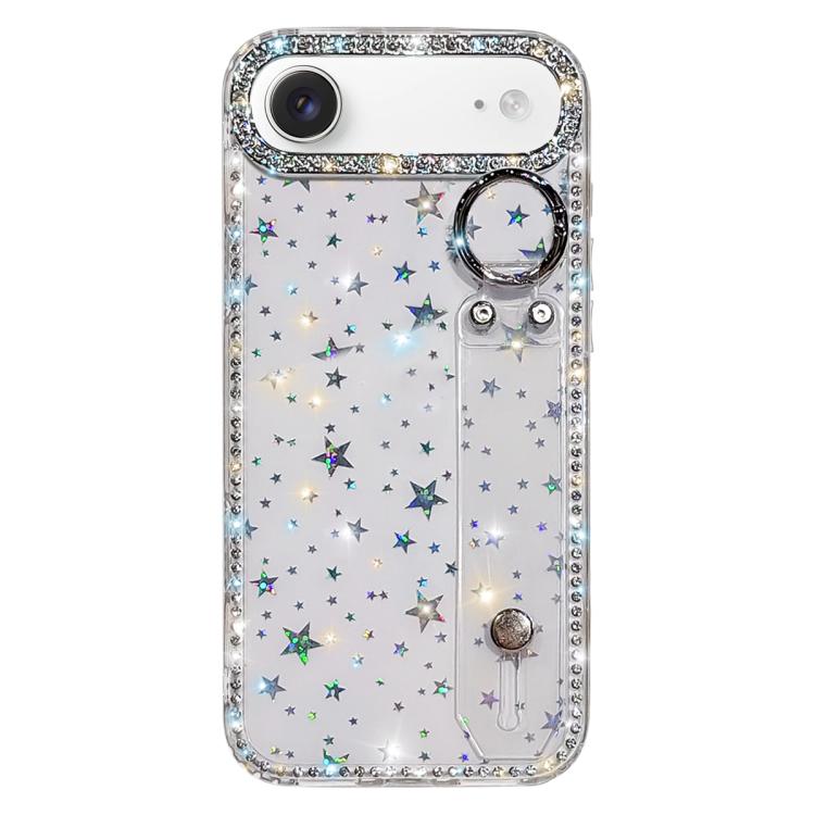 เคสโทรศัพท์พร้อมสายรัดข้อมือประดับคริสตัลกลิตเตอร์ สำหรับ iPhone 17 Pro, สำหรับ iPhone 17, สำหรับ iPhone Air, สำหรับ iPhone 16 Pro Max, สำหรับ iPhone 16 Pro, สำหรับ iPhone 16 Plus, สำหรับ iPhone 16, สำหรับ iPhone 15 Pro Max