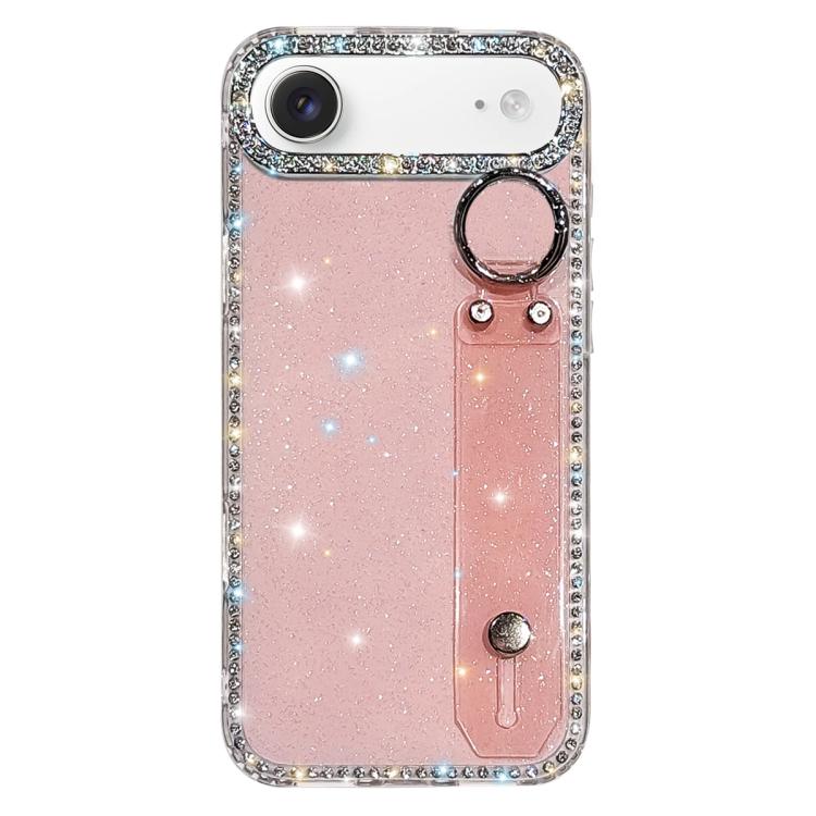 เคสโทรศัพท์พร้อมสายรัดข้อมือประดับคริสตัลกลิตเตอร์ สำหรับ iPhone 17 Pro, สำหรับ iPhone 17, สำหรับ iPhone Air, สำหรับ iPhone 16 Pro Max, สำหรับ iPhone 16 Pro, สำหรับ iPhone 16 Plus, สำหรับ iPhone 16, สำหรับ iPhone 15 Pro Max