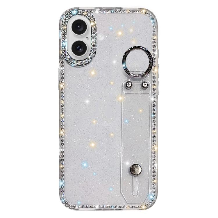 เคสโทรศัพท์พร้อมสายรัดข้อมือประดับคริสตัลกลิตเตอร์ สำหรับ iPhone 17 Pro, สำหรับ iPhone 17, สำหรับ iPhone Air, สำหรับ iPhone 16 Pro Max, สำหรับ iPhone 16 Pro, สำหรับ iPhone 16 Plus, สำหรับ iPhone 16, สำหรับ iPhone 15 Pro Max