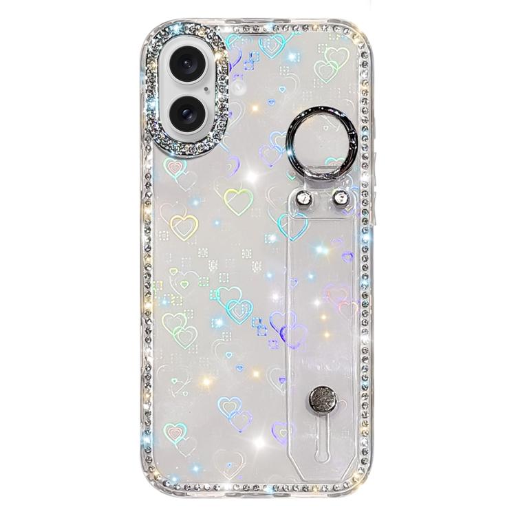 เคสโทรศัพท์พร้อมสายรัดข้อมือประดับคริสตัลกลิตเตอร์ สำหรับ iPhone 17 Pro, สำหรับ iPhone 17, สำหรับ iPhone Air, สำหรับ iPhone 16 Pro Max, สำหรับ iPhone 16 Pro, สำหรับ iPhone 16 Plus, สำหรับ iPhone 16, สำหรับ iPhone 15 Pro Max