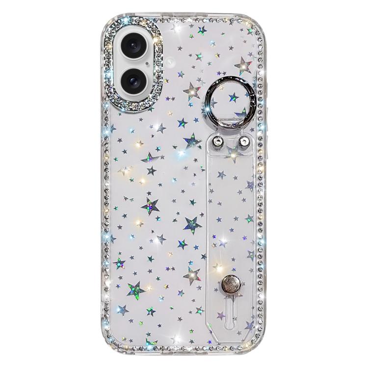 เคสโทรศัพท์พร้อมสายรัดข้อมือประดับคริสตัลกลิตเตอร์ สำหรับ iPhone 17 Pro, สำหรับ iPhone 17, สำหรับ iPhone Air, สำหรับ iPhone 16 Pro Max, สำหรับ iPhone 16 Pro, สำหรับ iPhone 16 Plus, สำหรับ iPhone 16, สำหรับ iPhone 15 Pro Max