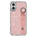 เคสโทรศัพท์พร้อมสายรัดข้อมือประดับคริสตัลกลิตเตอร์ สำหรับ iPhone 17 Pro, สำหรับ iPhone 17, สำหรับ iPhone Air, สำหรับ iPhone 16 Pro Max, สำหรับ iPhone 16 Pro, สำหรับ iPhone 16 Plus, สำหรับ iPhone 16, สำหรับ iPhone 15 Pro Max