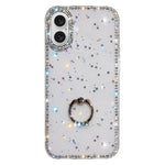 เคสโทรศัพท์ไฮบริด TPU PC IMD สองด้านประดับเพชรพร้อมที่จับแหวน สำหรับ iPhone 17 Pro Max, สำหรับ iPhone 17 Pro, สำหรับ iPhone 17, สำหรับ iPhone Air, สำหรับ iPhone 16 Pro Max, สำหรับ iPhone 16 Pro, สำหรับ iPhone 16 Plus, สำหรับ iPhone 16