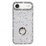 เคสโทรศัพท์ไฮบริด TPU PC IMD สองด้านประดับเพชรพร้อมที่จับแหวน สำหรับ iPhone 17 Pro Max, สำหรับ iPhone 17 Pro, สำหรับ iPhone 17, สำหรับ iPhone Air, สำหรับ iPhone 16 Pro Max, สำหรับ iPhone 16 Pro, สำหรับ iPhone 16 Plus, สำหรับ iPhone 16