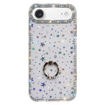 เคสโทรศัพท์ไฮบริด TPU PC IMD สองด้านประดับเพชรพร้อมที่จับแหวน สำหรับ iPhone 17 Pro Max, สำหรับ iPhone 17 Pro, สำหรับ iPhone 17, สำหรับ iPhone Air, สำหรับ iPhone 16 Pro Max, สำหรับ iPhone 16 Pro, สำหรับ iPhone 16 Plus, สำหรับ iPhone 16